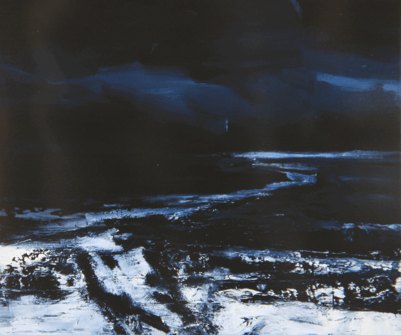 Ohne Titel 2003 - ID63_2003_Nachtstück_73x80